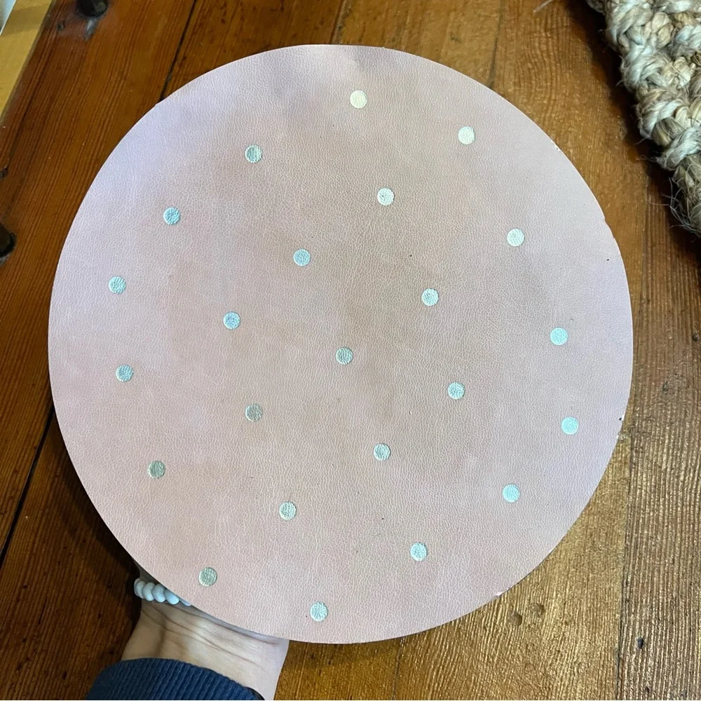 Threshold™ | Mousepad, Pink with Gold Dots